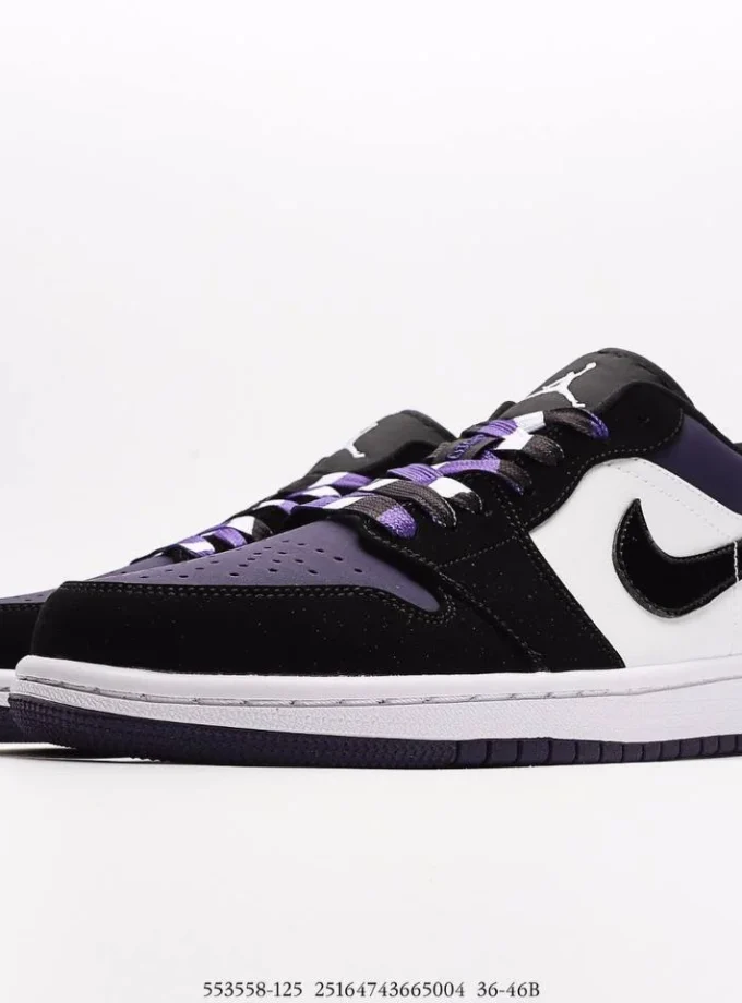 Air Jordan 1 brand new black and purple toe