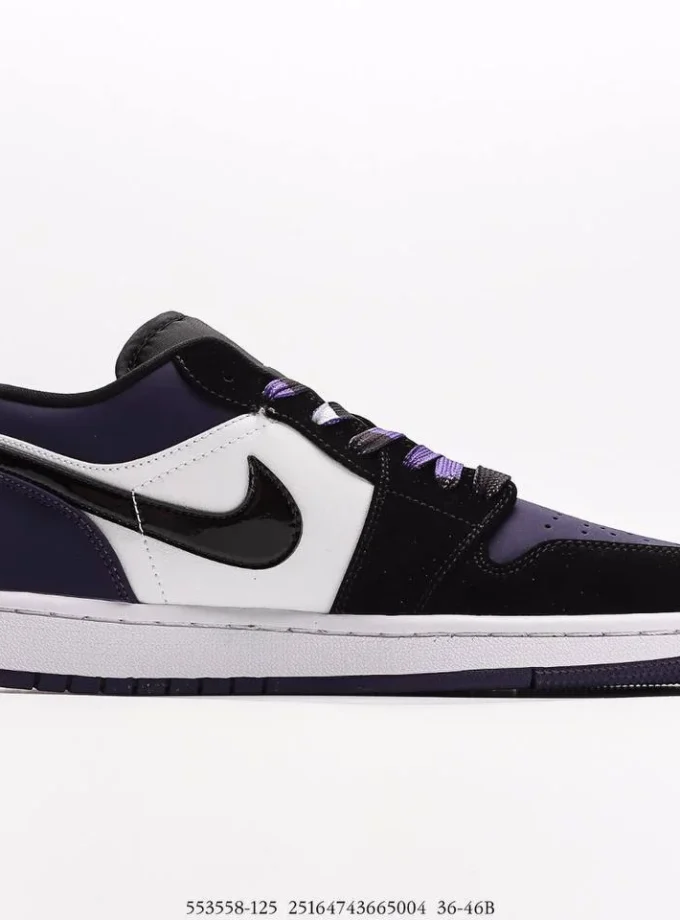 Air Jordan 1 brand new black and purple toe