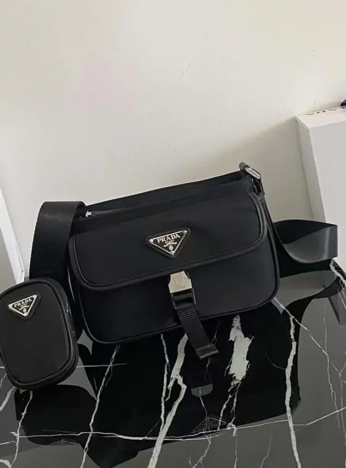 Prada Rey Nylon Cross Body Bag